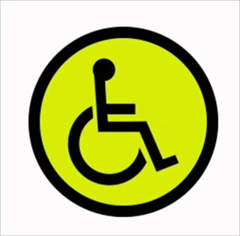 Be aware and stop for PWD crossing